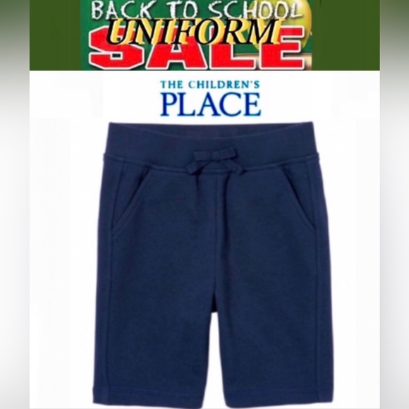 THE CHILDREN’S PLACE Girls Uniform French Terry Shorts navy blue size 16 NWT - Picture 11 of 11
